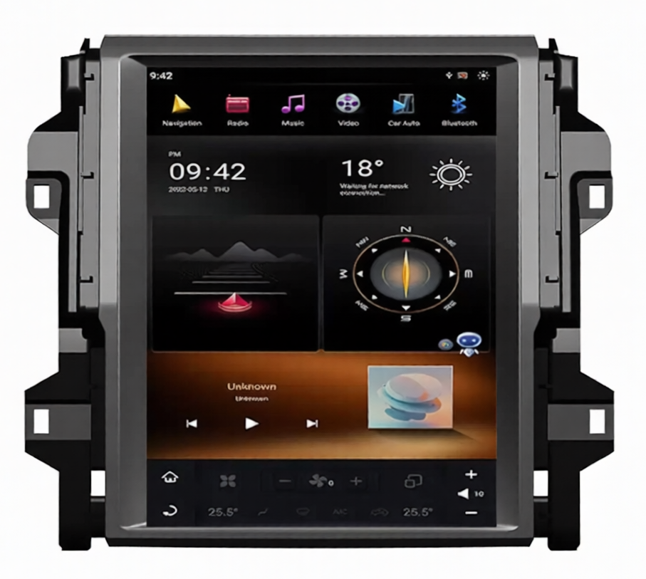 Toyota Fortuner screen