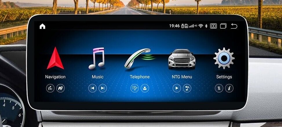 Benz E class Screen